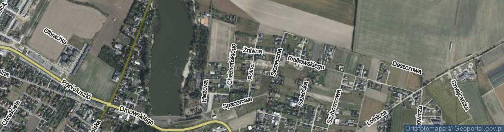 Zdjęcie satelitarne Rolna ul.